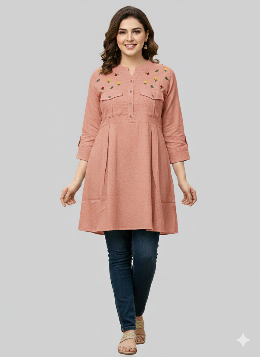 St032- Double Pocket Frock