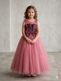 Ff048- Imported Net Barbie Frock