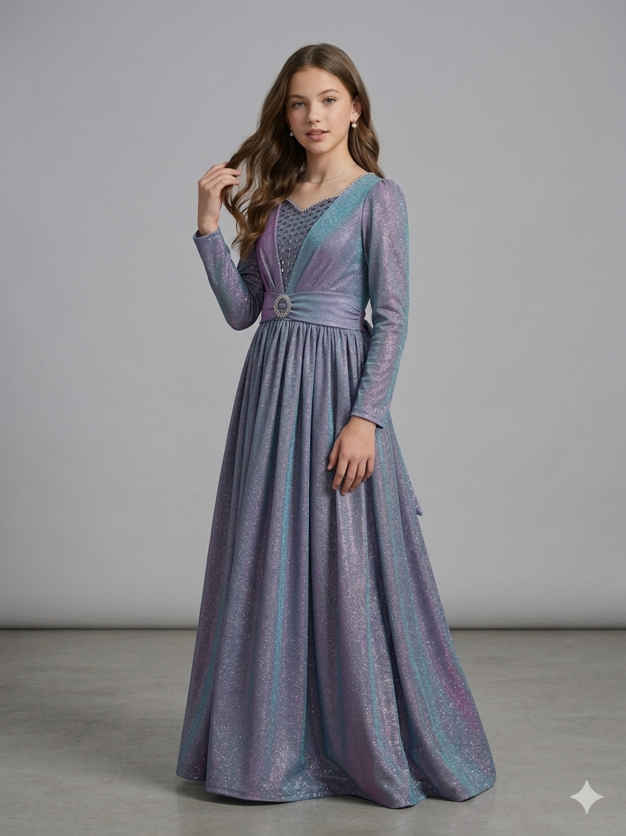 Ff049- Imported Moonlight Laamia Maxi