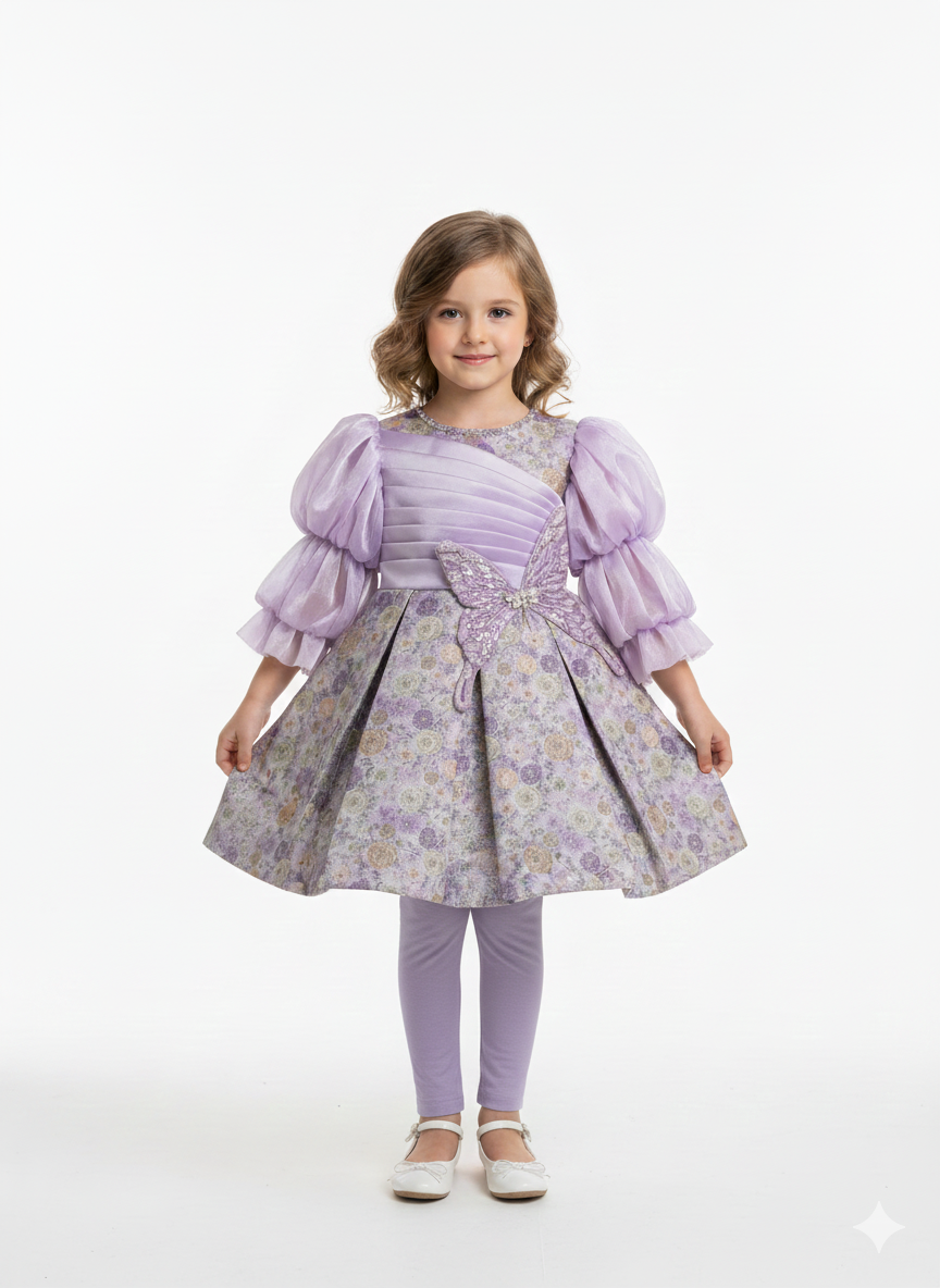 Ff001- Butterfly Moonlight Frock