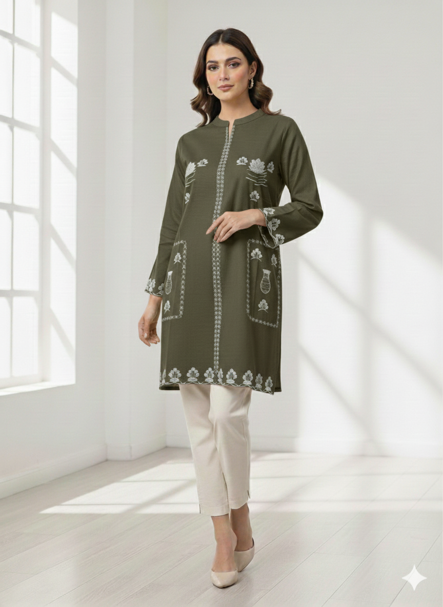 St019- Embroidered Pocket Style