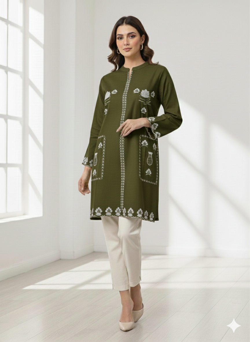 St019- Embroidered Pocket Style