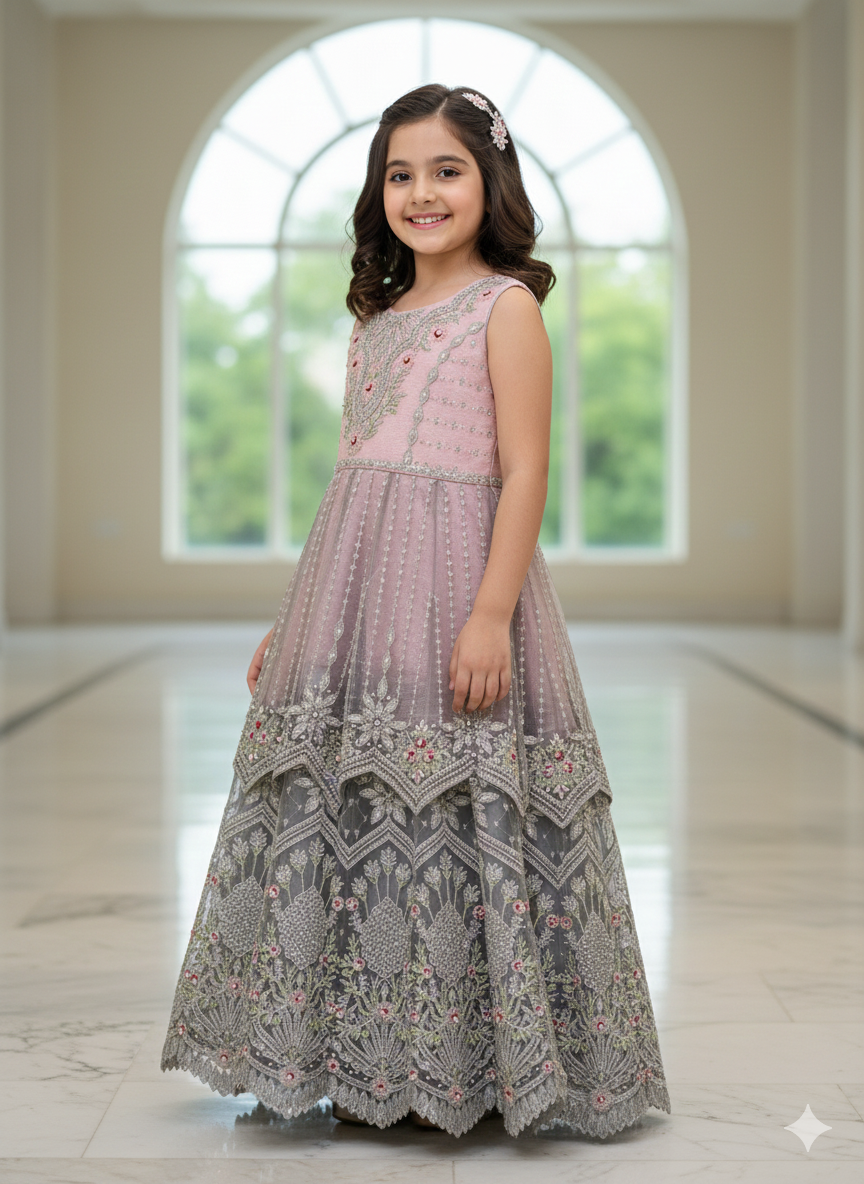 Ff010- Handmade Lehnga With Handmade Shirts