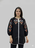 St061- Embroidered Baggy Top