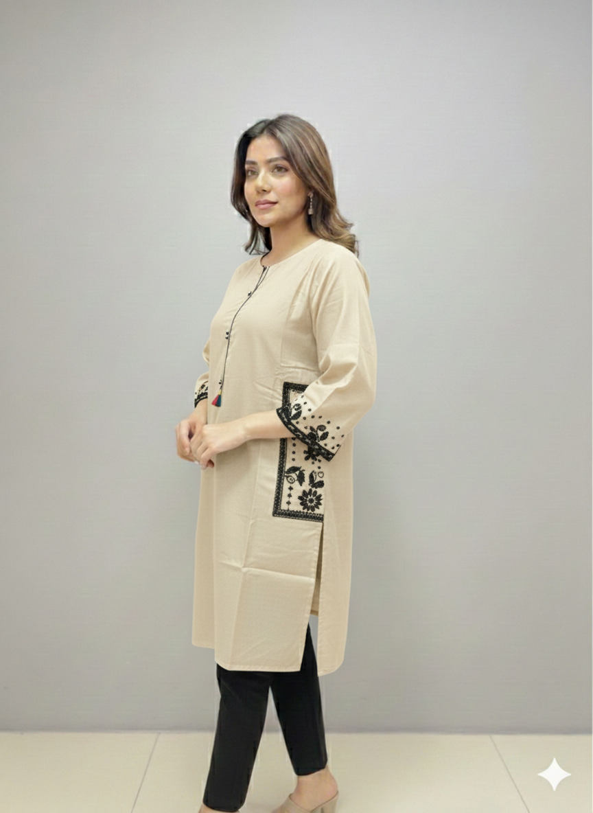 St014- Double Pocket Top