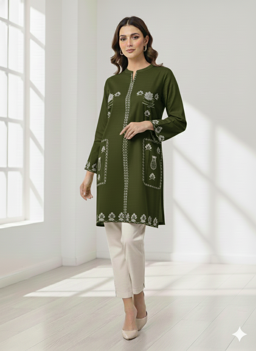 St019- Embroidered Pocket Style