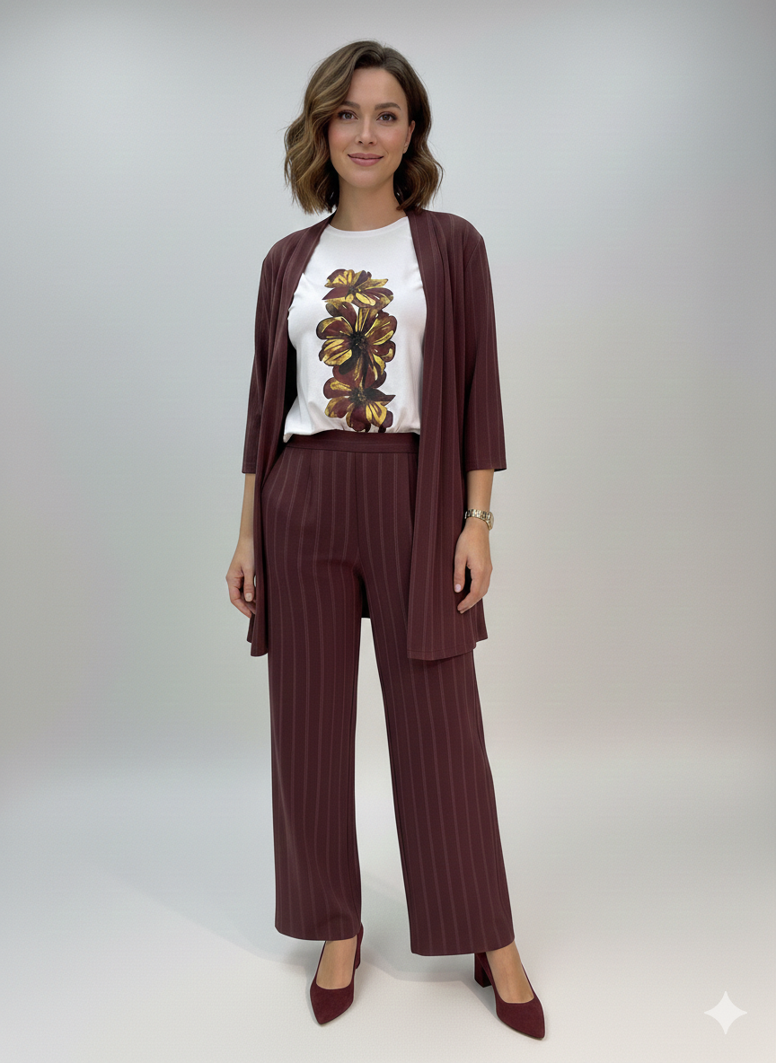 Cs020- Imported Grip Open Gown Style with Trouser