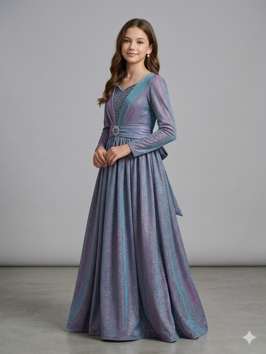 Ff049- Imported Moonlight Laamia Maxi