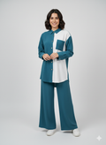 Cs038-Imported Jersey Contrast Pocket Cordset