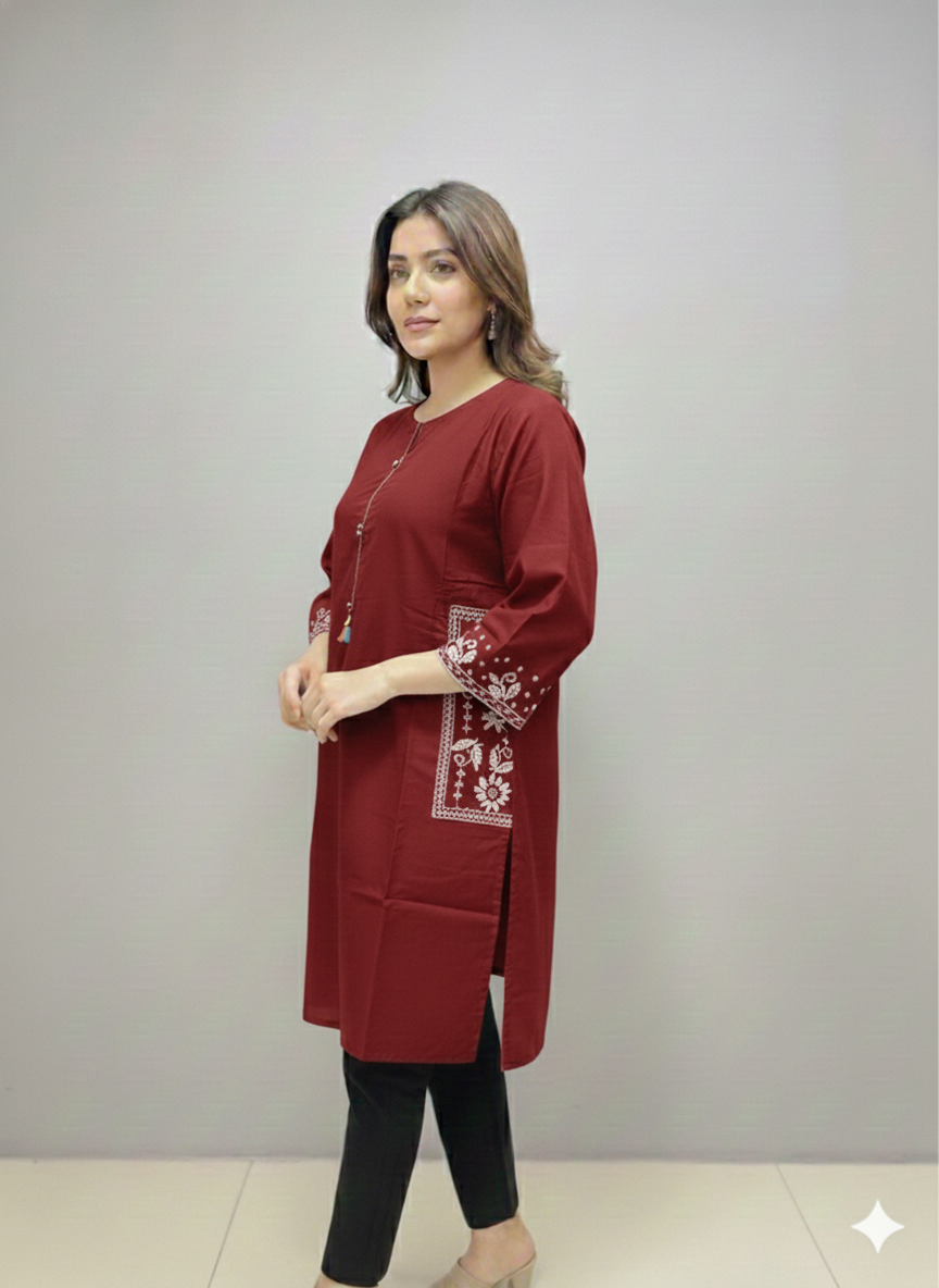 St014- Double Pocket Top