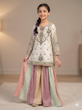 Ff042- Handmade Shirt With Multi-Color Sharara