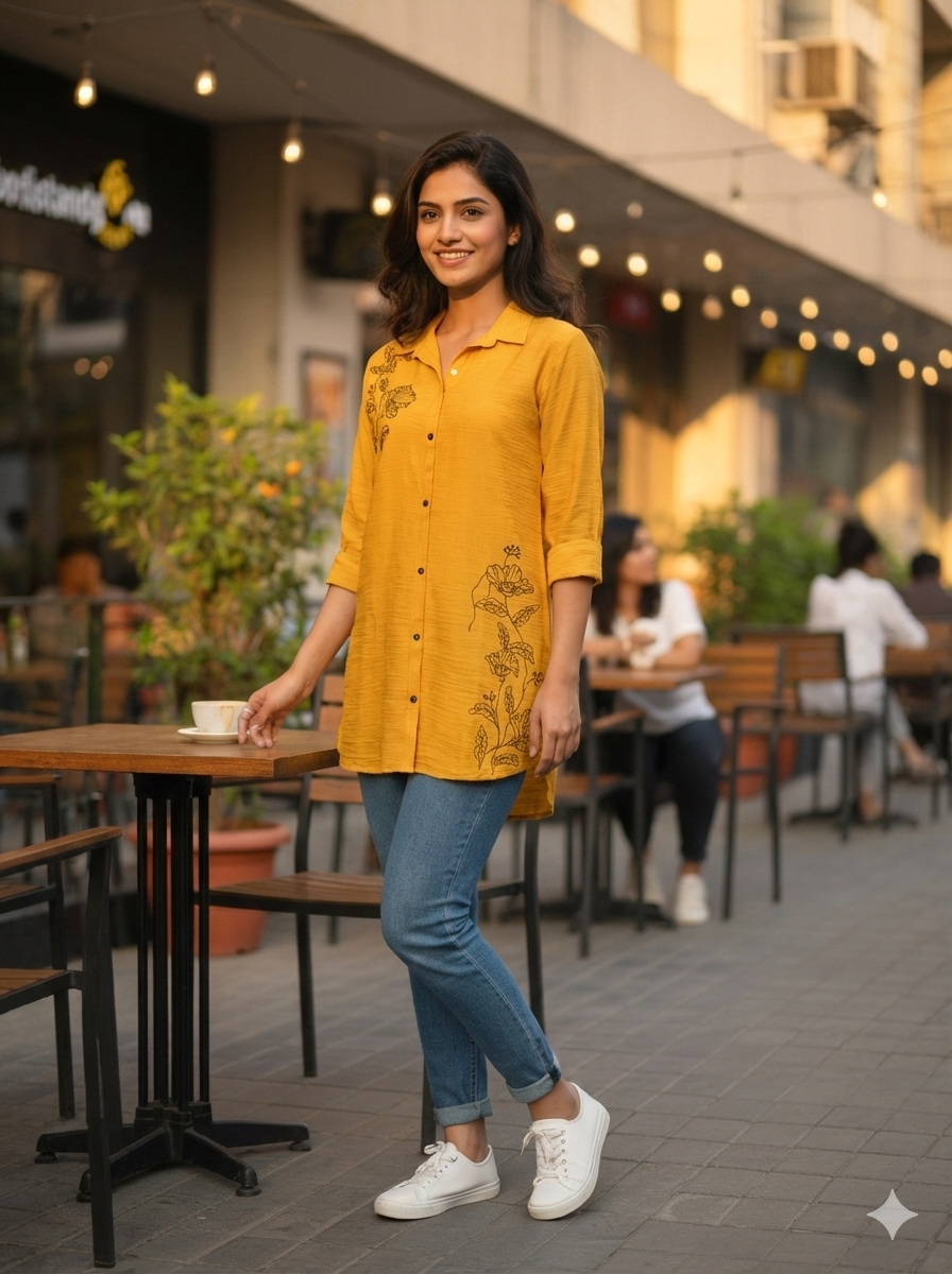 St008- Crush Embroidered Top