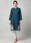 St030- Daman Embroidered Top