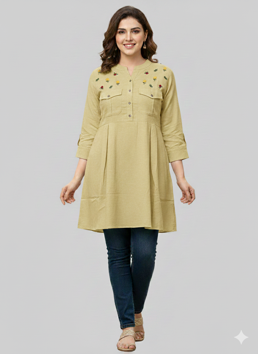 St032- Double Pocket Frock