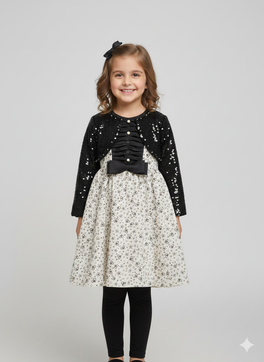 Ff007- Moonlight Frock with Koti