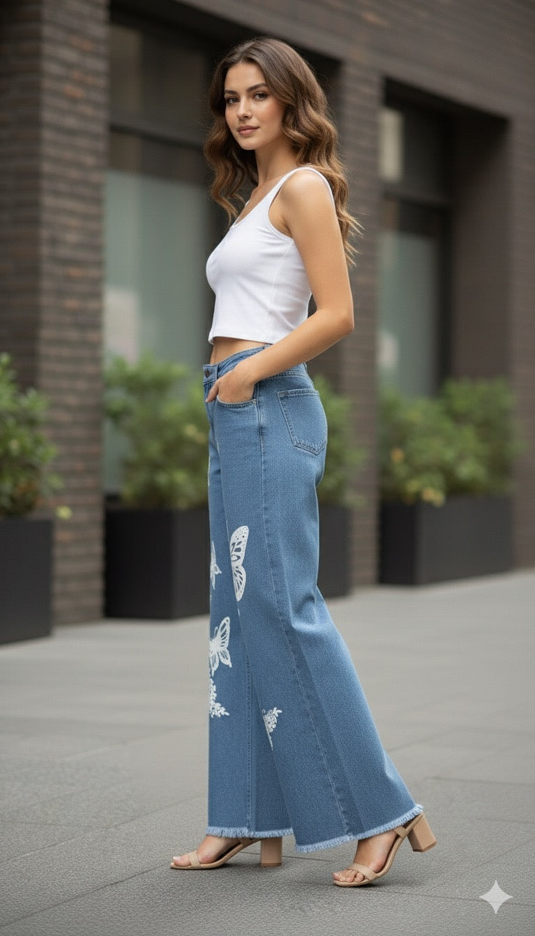 Butterfly Waisted Jeans