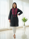 St081- Floral Embroided Top