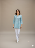 St062- Random Embroidered Top