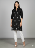 St064- Embroidered Floral Top