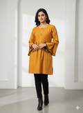 St058- Double Pocket Embroidered Top