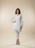 St104- Floral Embroidered Top