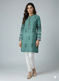St109- Floral Embroidered Top