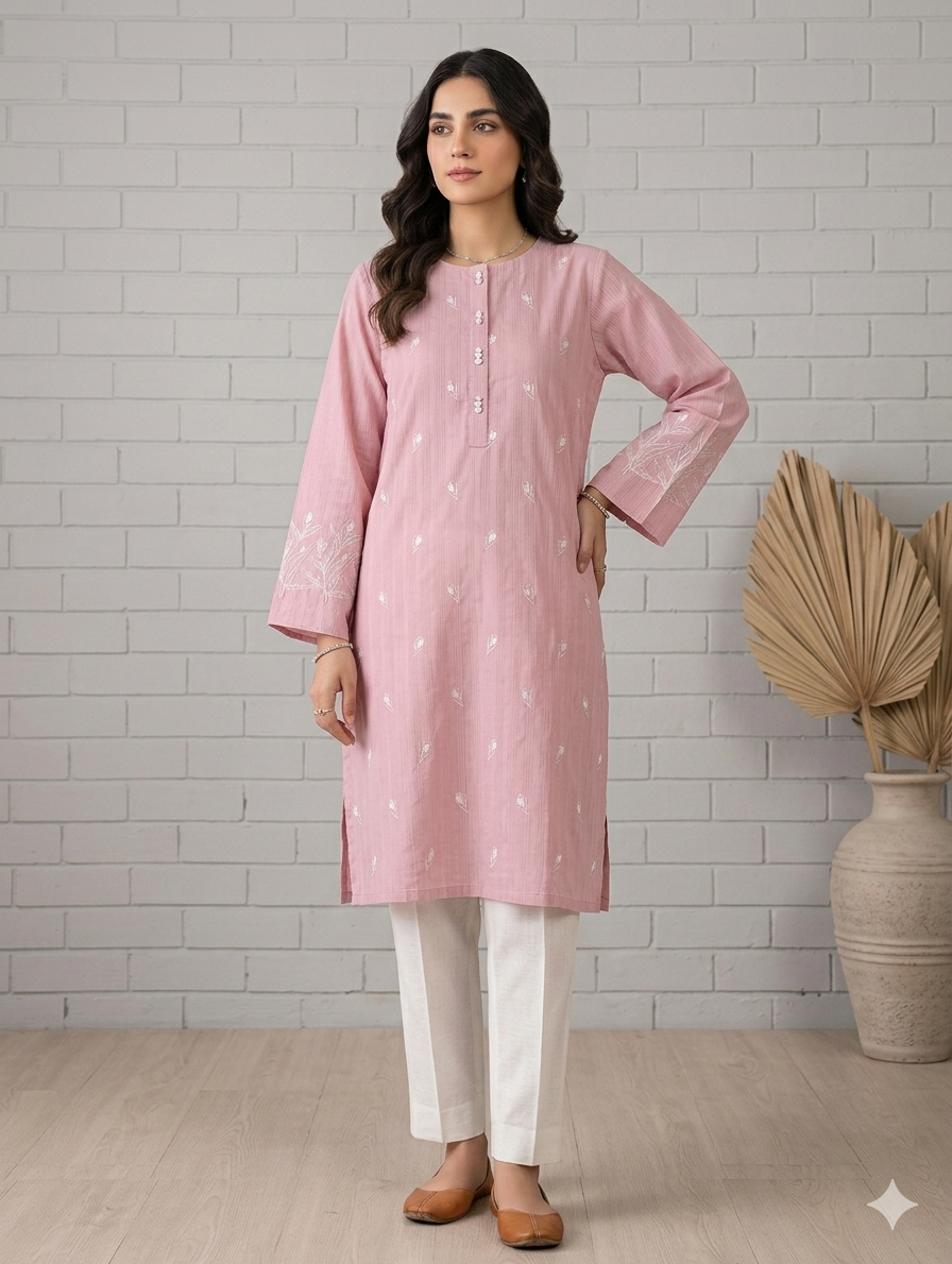 St131- Random Embroidered Top