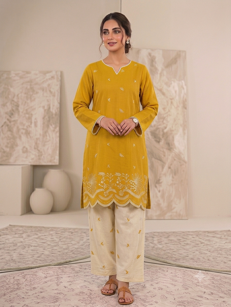 Cs056- Trending Contrast Cotton Cordset