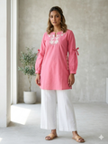 St128- Neck Working Embroiderd Top