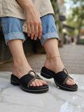 Sh034- Comfortable Block Heel Chapal