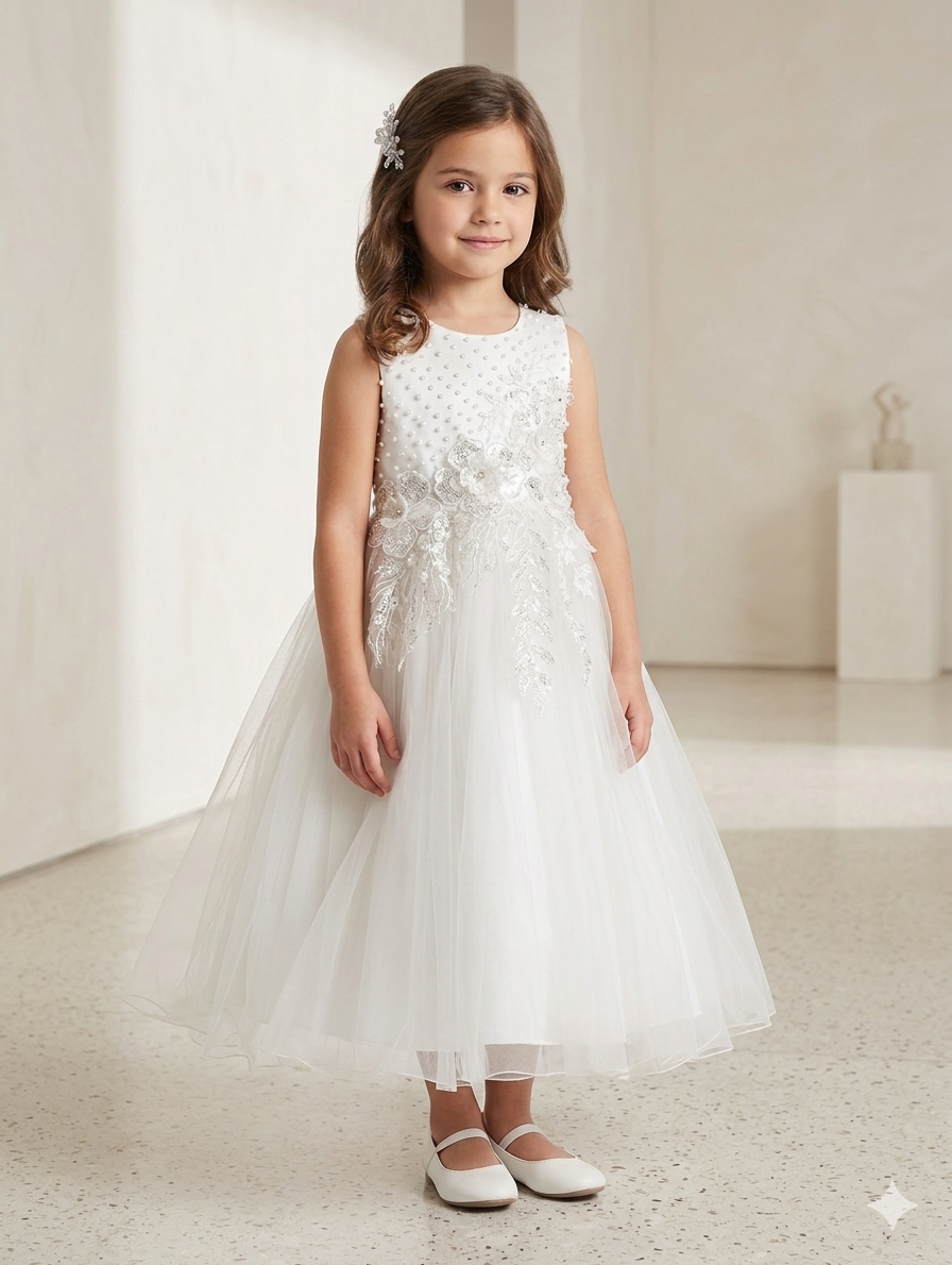 Ff038- Imported Net Fairy Frock