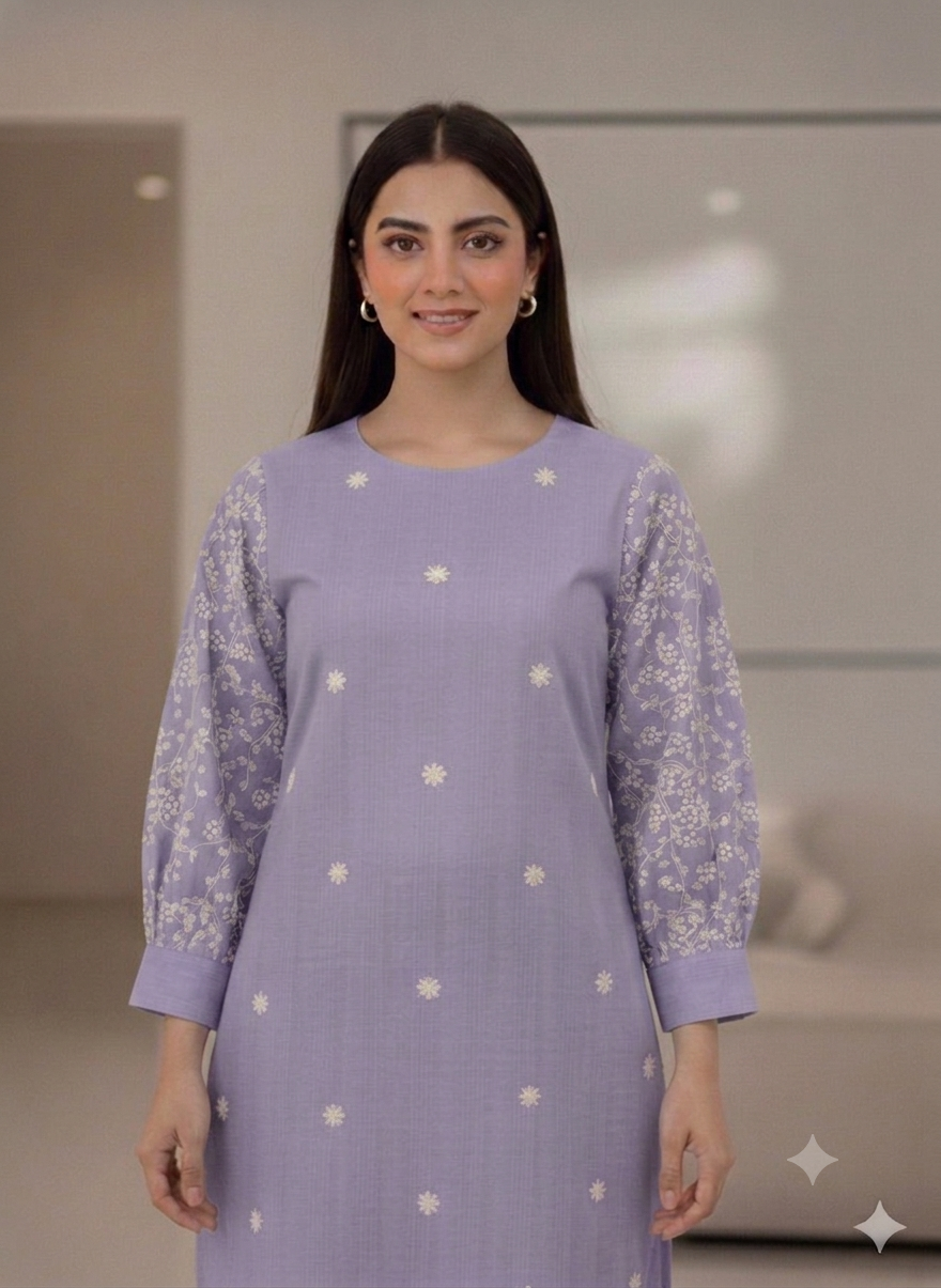 St003 -Embroidered Sleeves Top