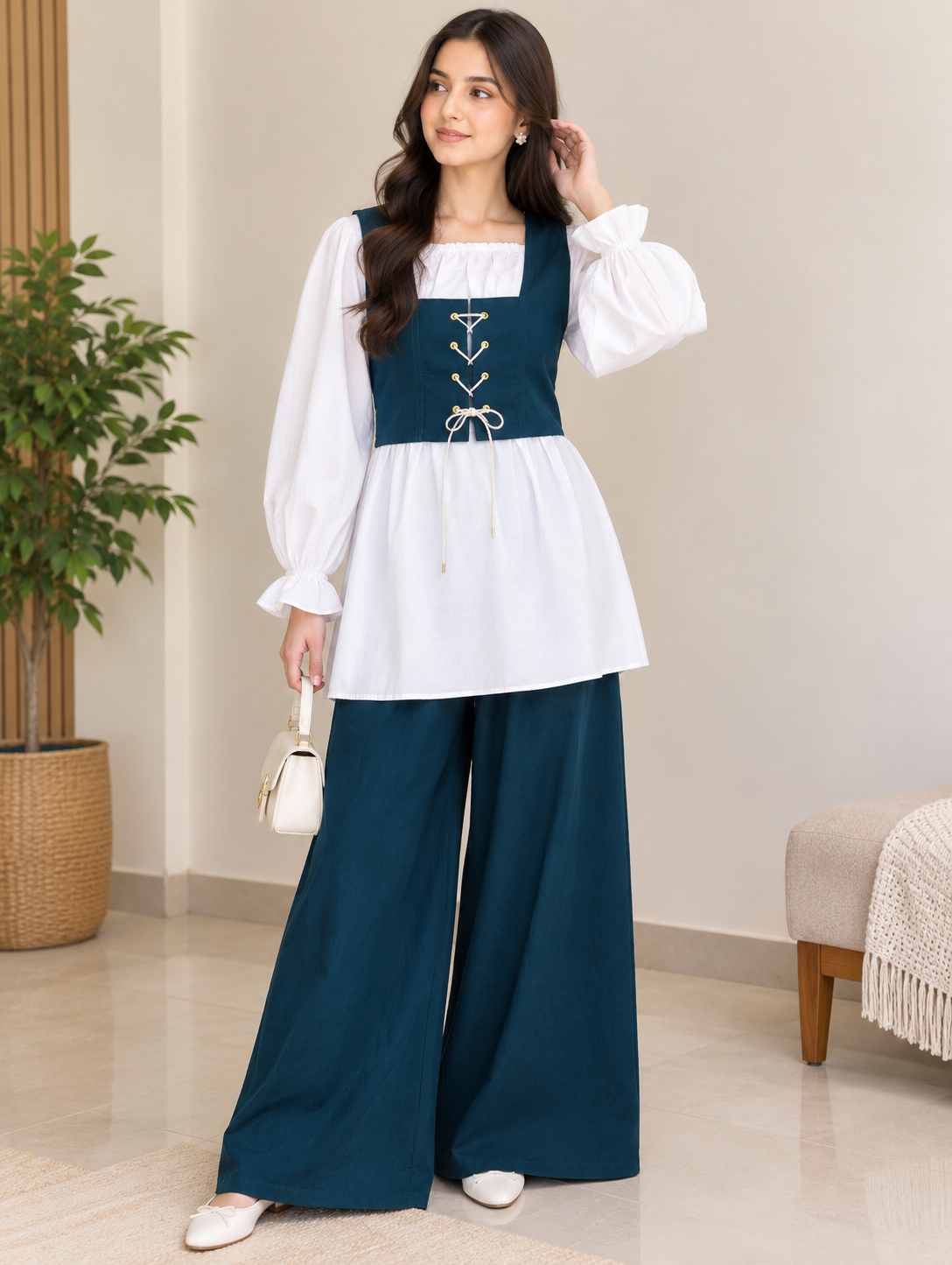 Cs064- Double Shirt With Trouser