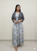 Cs037- Georgette Printed Maxi With Koti