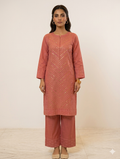 S001- 2pc Slub Sequence Work Shirt With Trouser