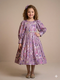 Ff040-Moonlight Imported Bow Style Frock
