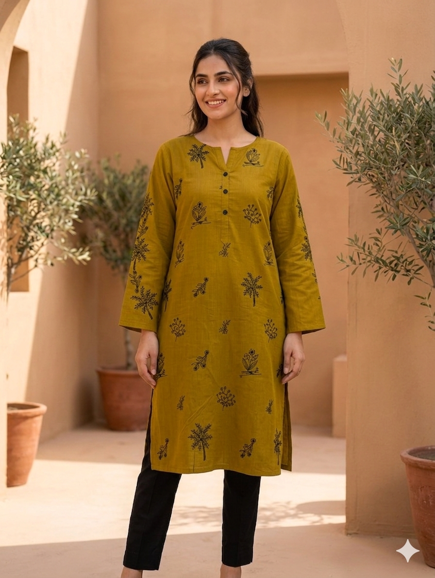 St137- Floral Embroiderd Top