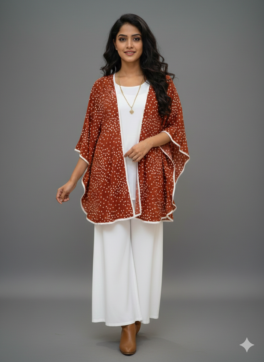 Cs045- Printed Kaftan Set