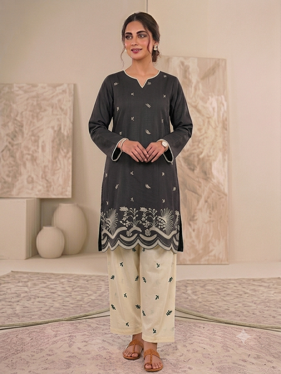 Cs056- Trending Contrast Cotton Cordset