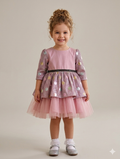 Ff020- Moonlight Sequence Net Frock