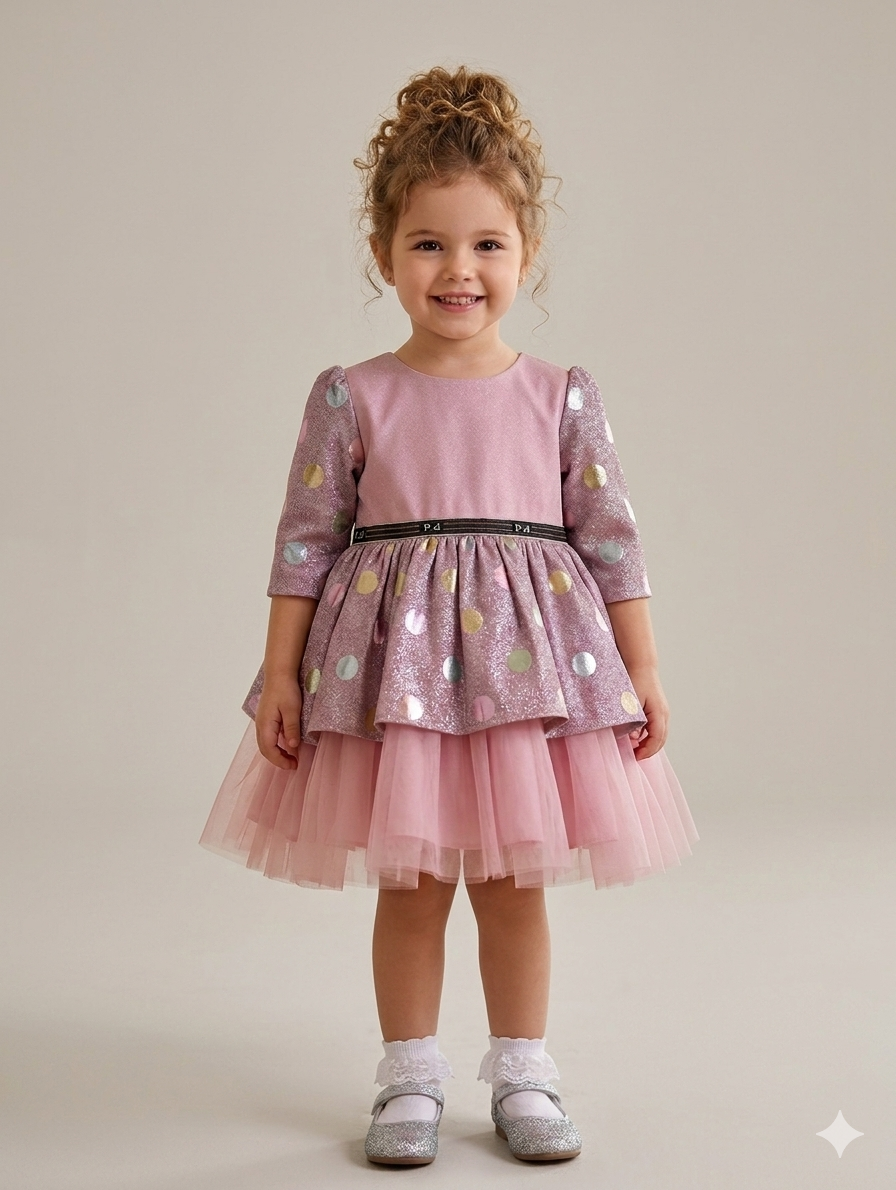 Ff020- Moonlight Sequence Net Frock