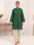 Cs055- Bow Embroidered Trouser With Shirt