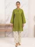 Cs055- Bow Embroidered Trouser With Shirt