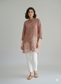 St117- Daman Embroiderd Top