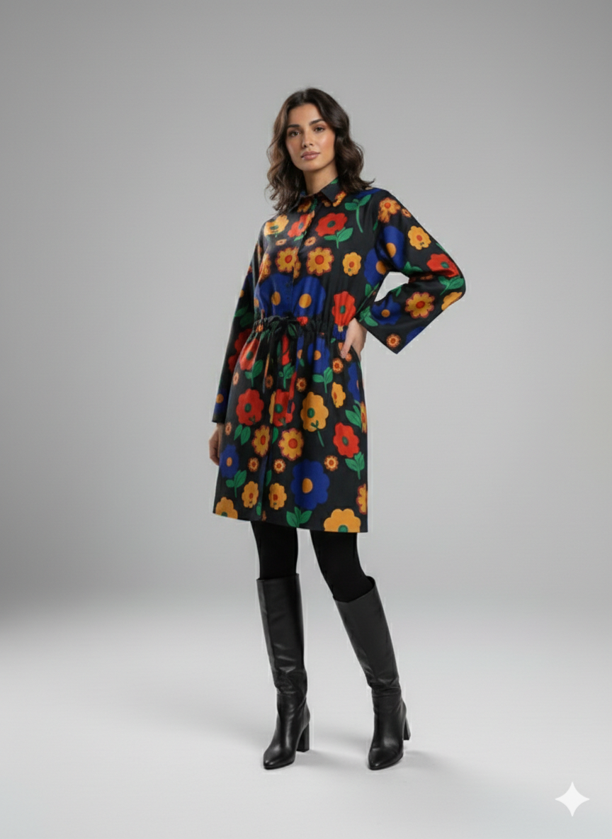 Gt002- Imported Grip Printed Top