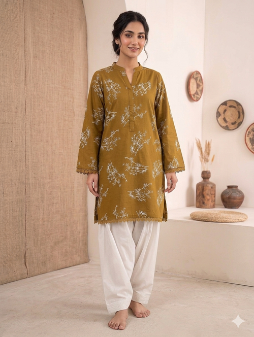 Cs058- Trending Printed Top With Shalwar